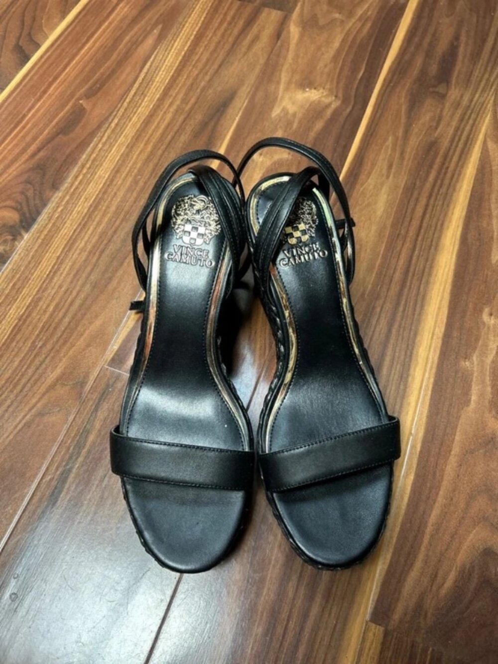 Vince Camaro Emrey Platform Wedge Sandals sz 9.5 - Picture 4 of 10